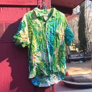 Jams World Green and Blue Shirt